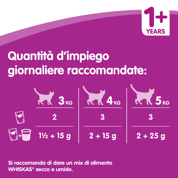 Whiskas Pranzetti Carni E Verdure Per Gatti Adulti - 72 Bustine Da 50g - Foto 8