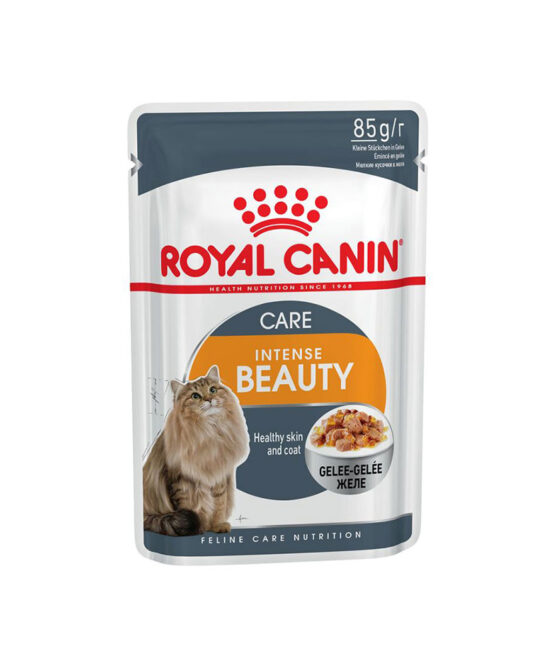 Royal Canin Intense Beauty in gelatina per Gatti - Pack 12 pezzi x85g