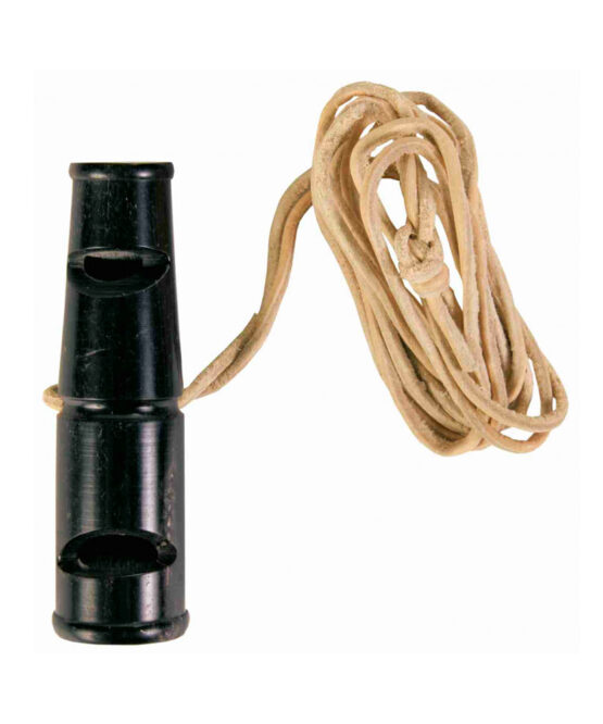 Fischietto in corno di bufalo